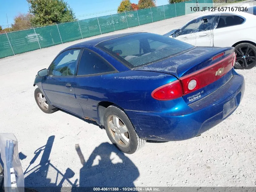 2005 Chevrolet Cavalier Ls VIN: 1G1JF12F657167836 Lot: 40611388