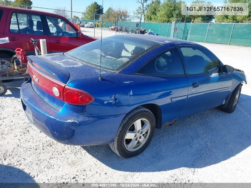 2005 Chevrolet Cavalier Ls VIN: 1G1JF12F657167836 Lot: 40611388