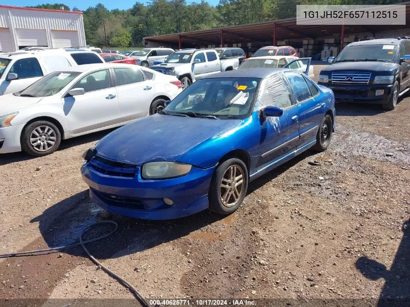 2005 Chevrolet Cavalier Ls Sport VIN: 1G1JH52F657112515 Lot: 40625771