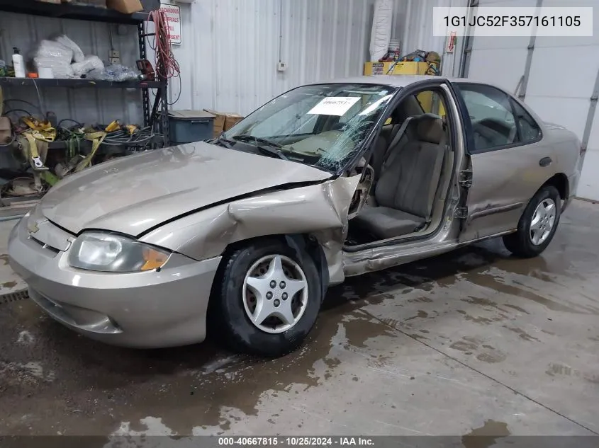 2005 Chevrolet Cavalier VIN: 1G1JC52F357161105 Lot: 40667815