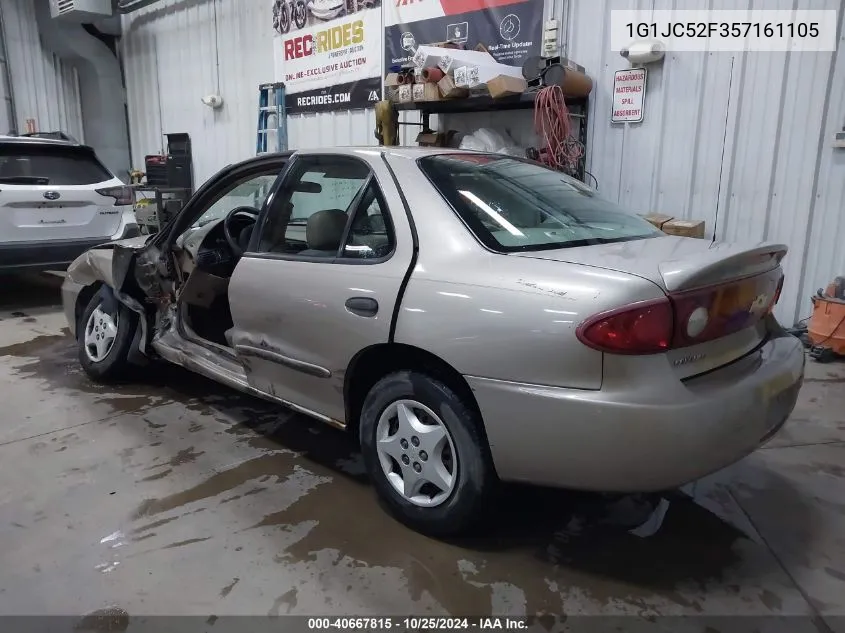 2005 Chevrolet Cavalier VIN: 1G1JC52F357161105 Lot: 40667815