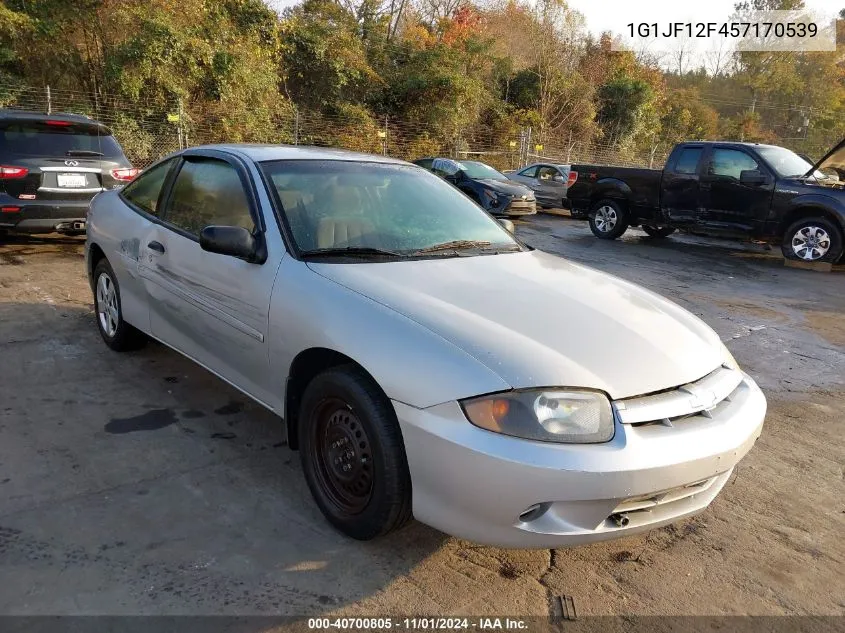 2005 Chevrolet Cavalier Ls VIN: 1G1JF12F457170539 Lot: 40700805