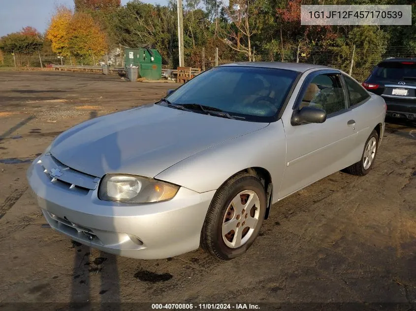 2005 Chevrolet Cavalier Ls VIN: 1G1JF12F457170539 Lot: 40700805