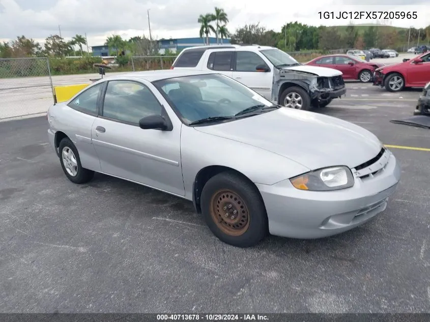 2005 Chevrolet Cavalier VIN: 1G1JC12FX57205965 Lot: 40713678