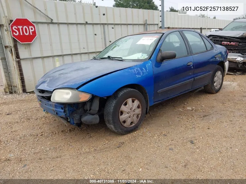 2005 Chevrolet Cavalier VIN: 1G1JC52F257138527 Lot: 40731385