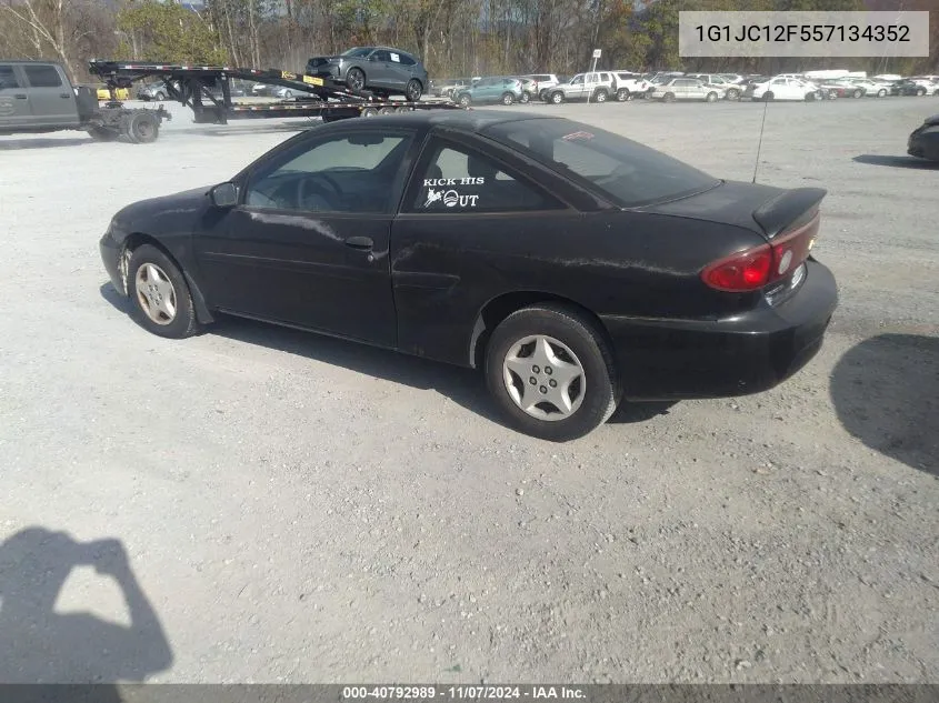 2005 Chevrolet Cavalier VIN: 1G1JC12F557134352 Lot: 40792989