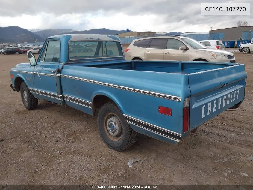 1970 Chevrolet C-Series VIN: CE140J107270 Lot: 40858092