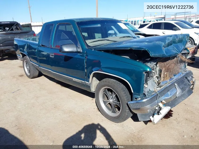 1997 Chevrolet C1500 Fleetside VIN: 2GCEC19R6V1222736 Lot: 40688648