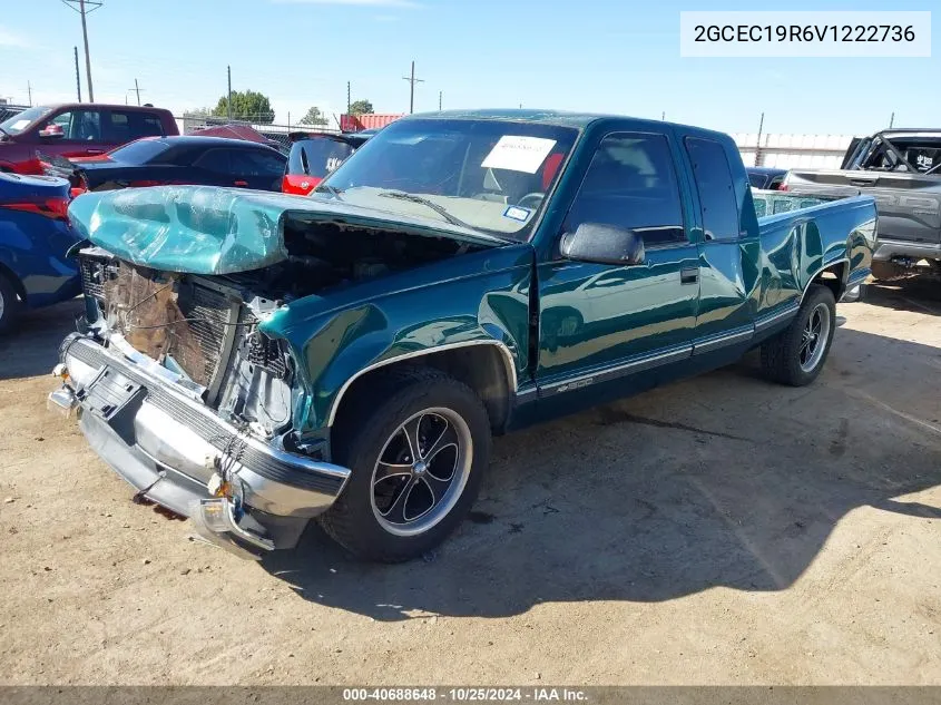 1997 Chevrolet C1500 Fleetside VIN: 2GCEC19R6V1222736 Lot: 40688648