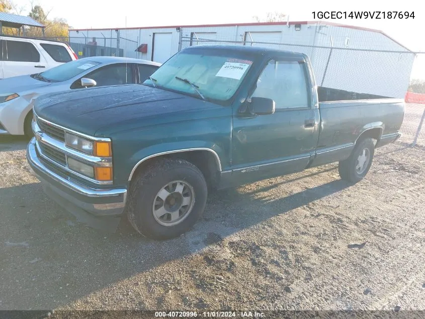 1GCEC14W9VZ187694 1997 Chevrolet C1500 Fleetside