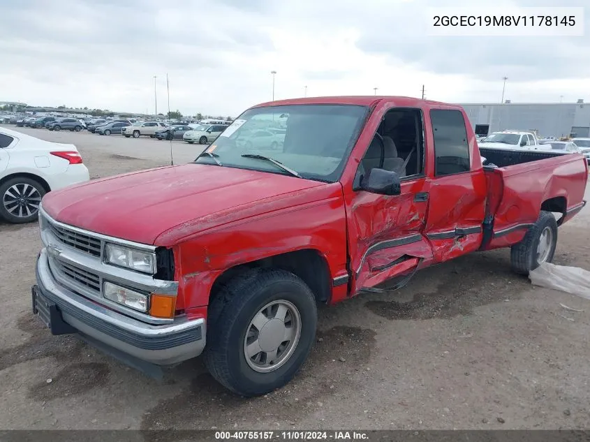 1997 Chevrolet C1500 Fleetside VIN: 2GCEC19M8V1178145 Lot: 40755157