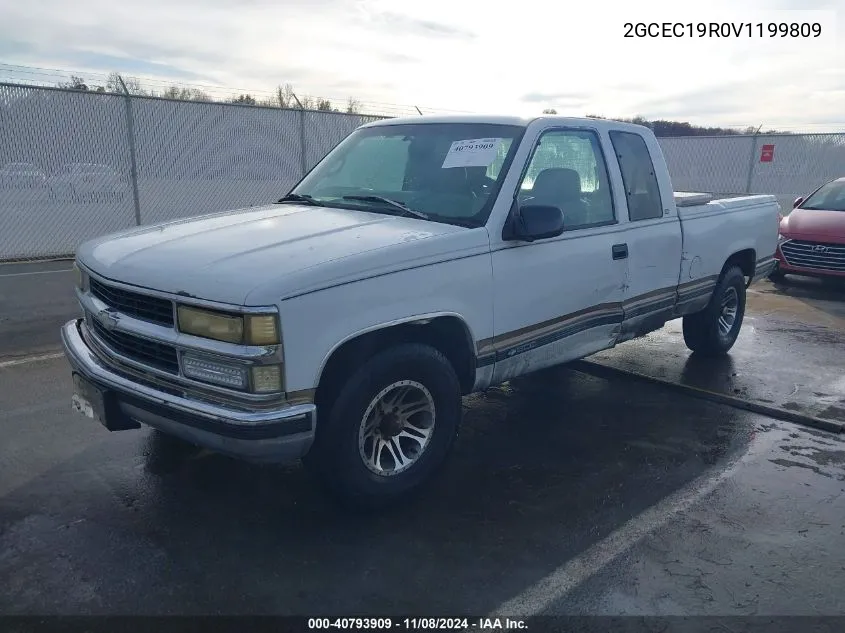 1997 Chevrolet C1500 Fleetside VIN: 2GCEC19R0V1199809 Lot: 40793909