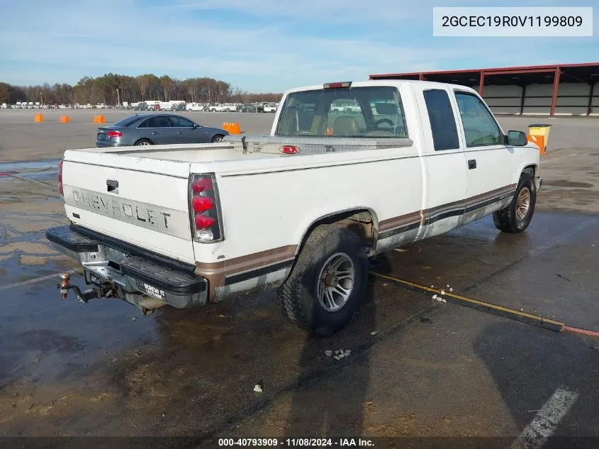 1997 Chevrolet C1500 Fleetside VIN: 2GCEC19R0V1199809 Lot: 40793909