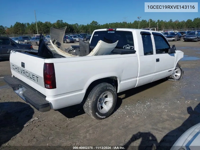 1GCEC19RXVE143116 1997 Chevrolet C1500 Fleetside