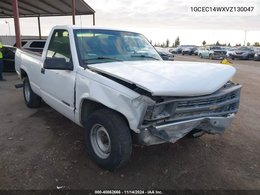 1997 Chevrolet C1500 Fleetside W/T VIN: 1GCEC14WXVZ130047 Lot: 40862666