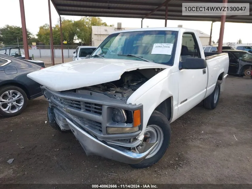 1997 Chevrolet C1500 Fleetside W/T VIN: 1GCEC14WXVZ130047 Lot: 40862666