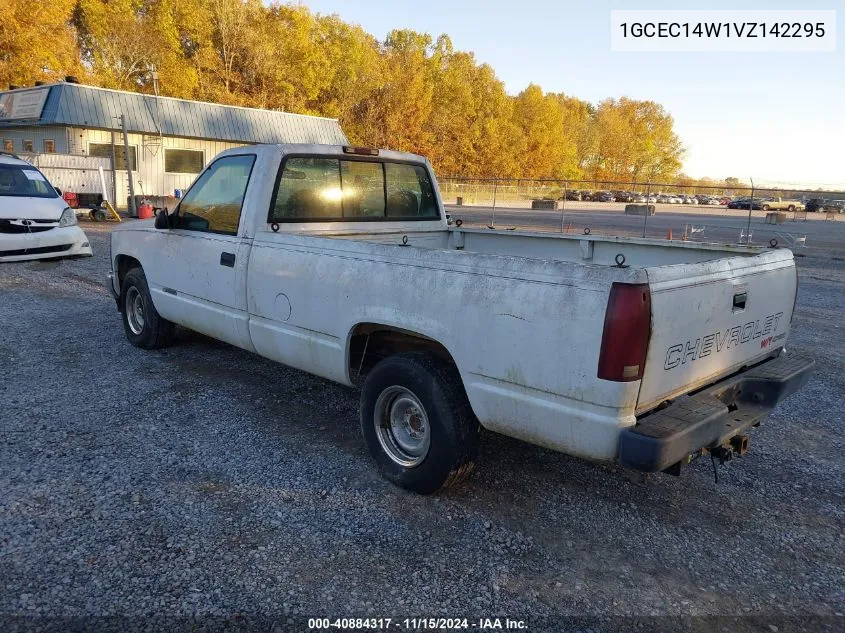 1997 Chevrolet C1500 Fleetside W/T VIN: 1GCEC14W1VZ142295 Lot: 40884317