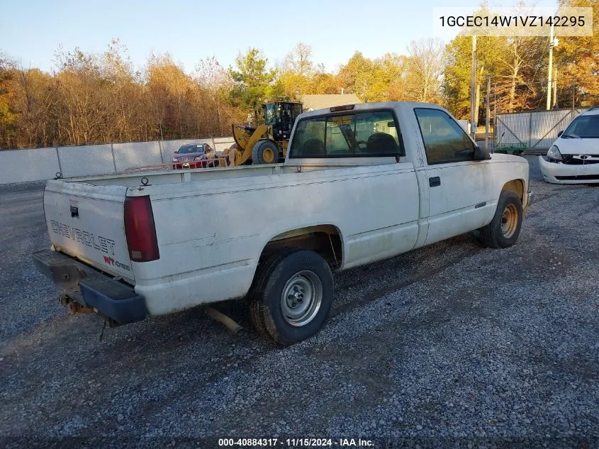 1997 Chevrolet C1500 Fleetside W/T VIN: 1GCEC14W1VZ142295 Lot: 40884317