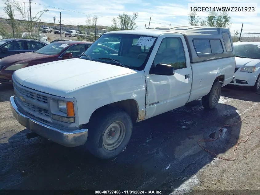 1GCEC14W5WZ261923 1998 Chevrolet C1500 Fleetside W/T