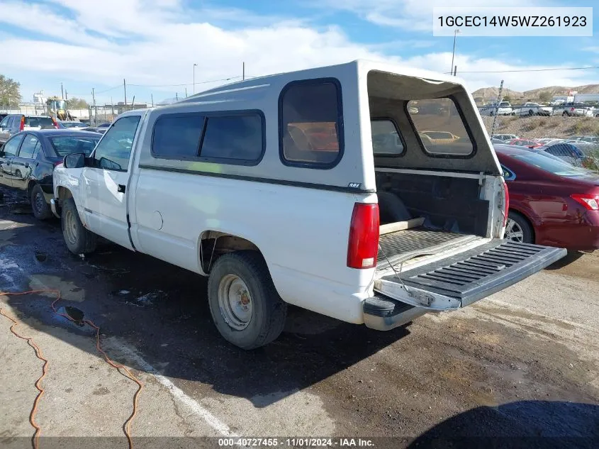 1GCEC14W5WZ261923 1998 Chevrolet C1500 Fleetside W/T