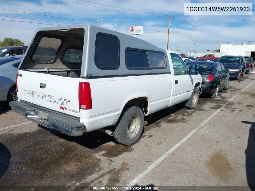 1GCEC14W5WZ261923 1998 Chevrolet C1500 Fleetside W/T