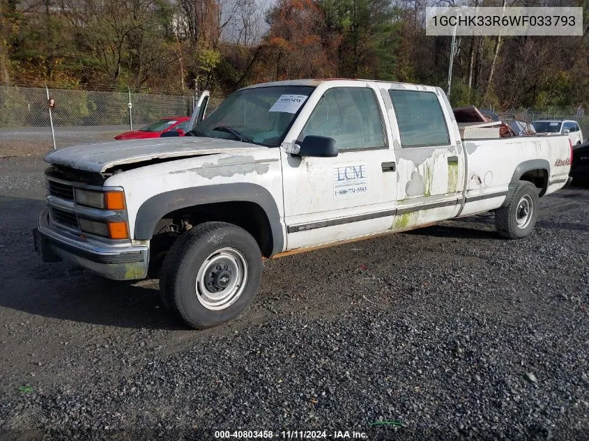 1998 Chevrolet K3500 K3500 VIN: 1GCHK33R6WF033793 Lot: 40803458