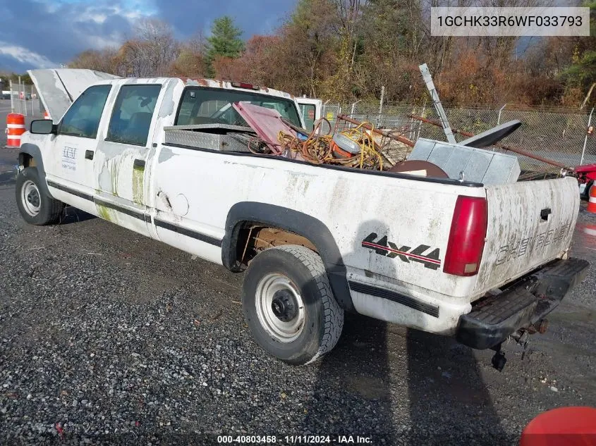 1998 Chevrolet K3500 K3500 VIN: 1GCHK33R6WF033793 Lot: 40803458