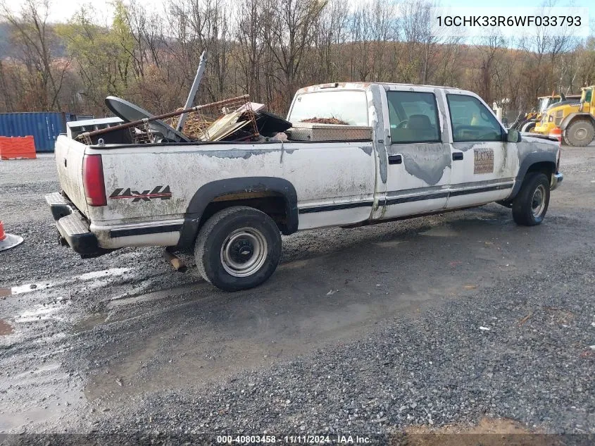 1998 Chevrolet K3500 K3500 VIN: 1GCHK33R6WF033793 Lot: 40803458