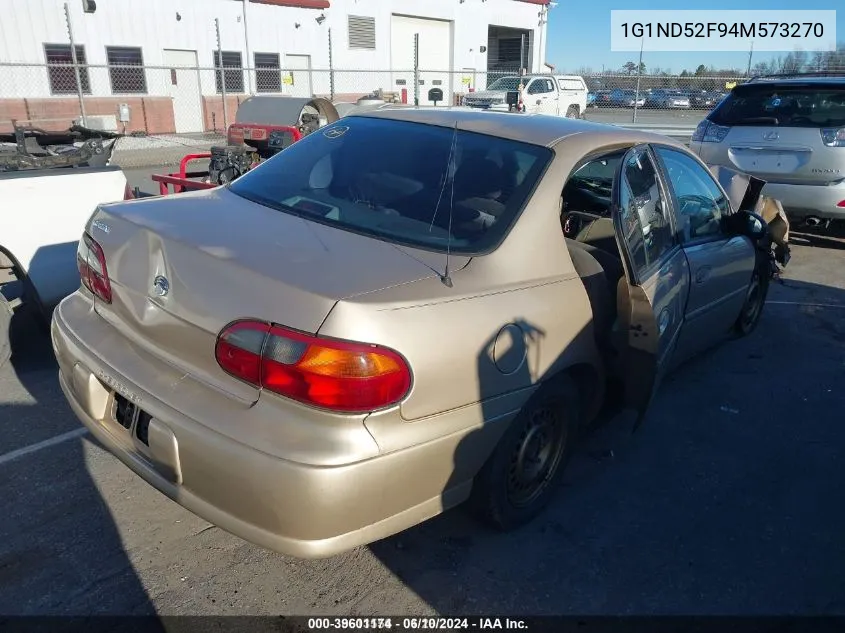 2004 Chevrolet Classic VIN: 1G1ND52F94M573270 Lot: 39601174