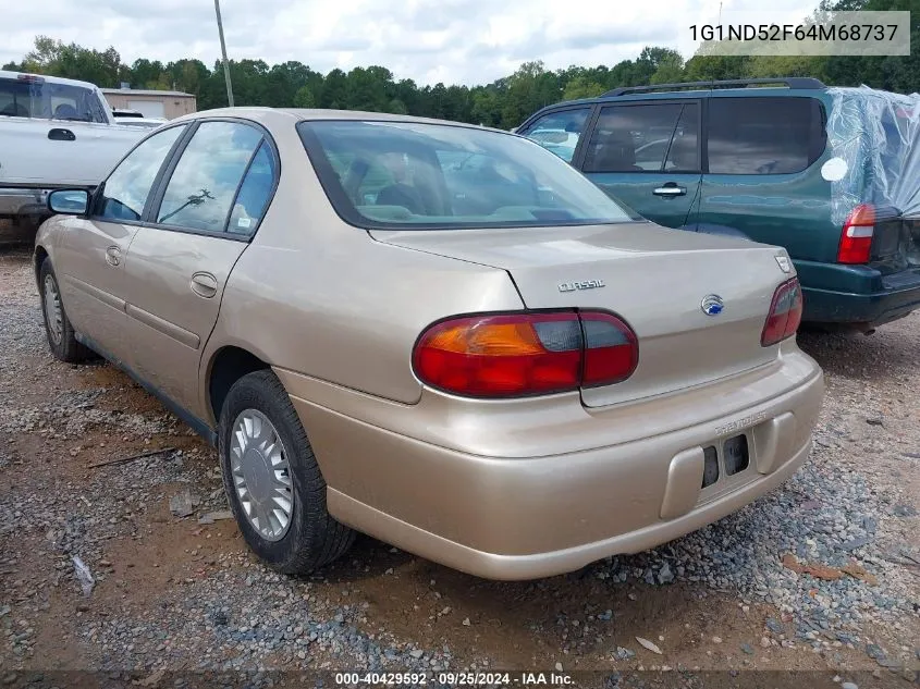 2004 Chevrolet Classic VIN: 1G1ND52F64M68737 Lot: 40429592