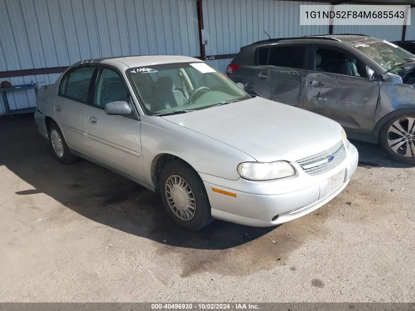 2004 Chevrolet Classic VIN: 1G1ND52F84M685543 Lot: 40496930