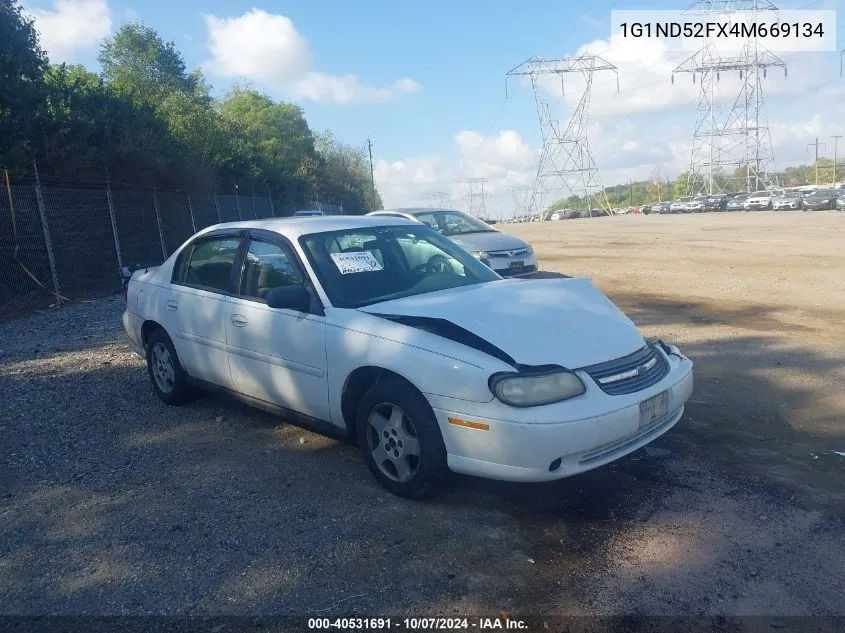 2004 Chevrolet Classic VIN: 1G1ND52FX4M669134 Lot: 40531691