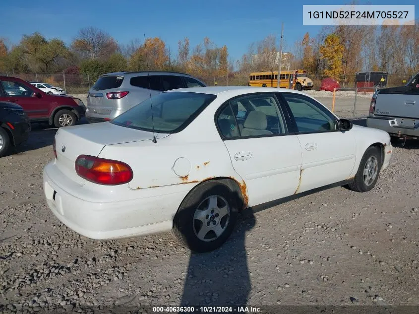 2004 Chevrolet Classic VIN: 1G1ND52F24M705527 Lot: 40636300