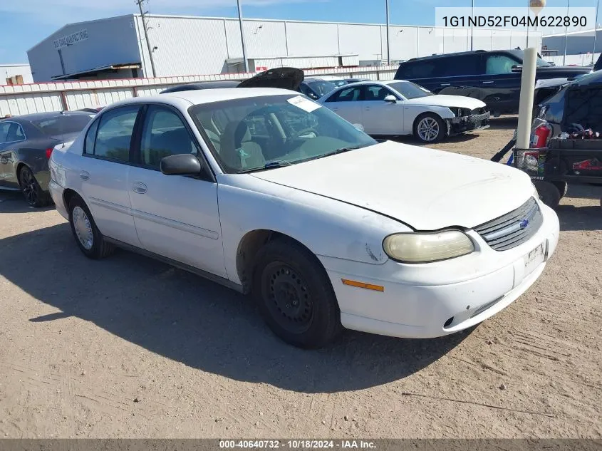 2004 Chevrolet Classic VIN: 1G1ND52F04M622890 Lot: 40640732