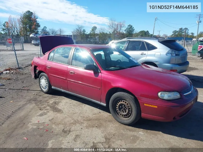 2004 Chevrolet Classic VIN: 1G1ND52F14M644185 Lot: 40841814