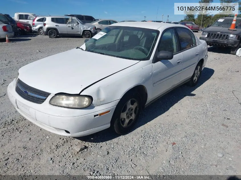 2004 Chevrolet Classic VIN: 1G1ND52F44M566775 Lot: 40850989