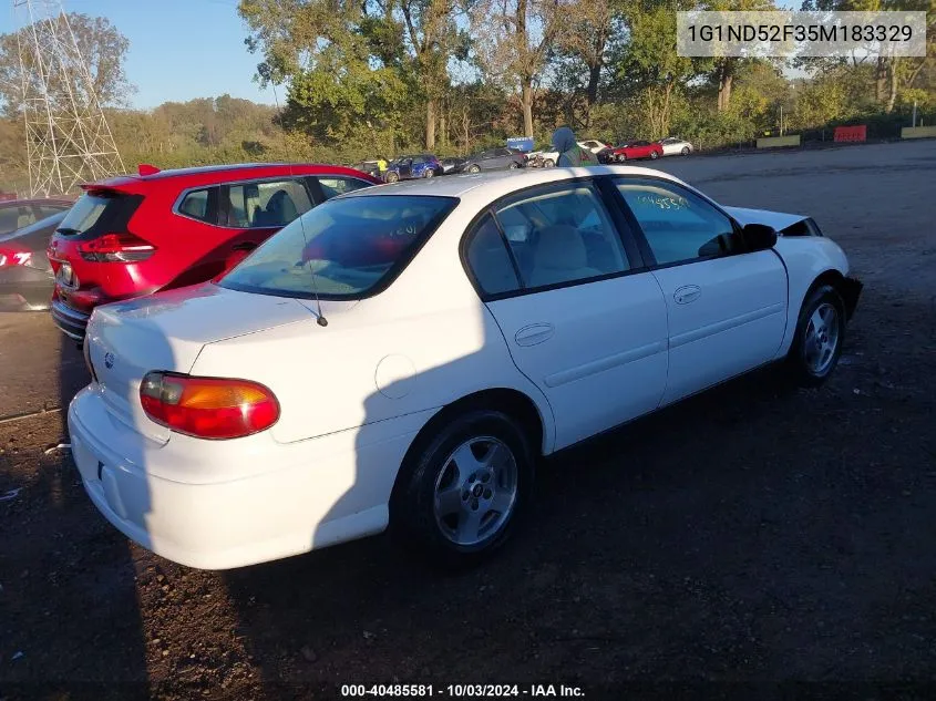 2005 Chevrolet Classic VIN: 1G1ND52F35M183329 Lot: 40485581