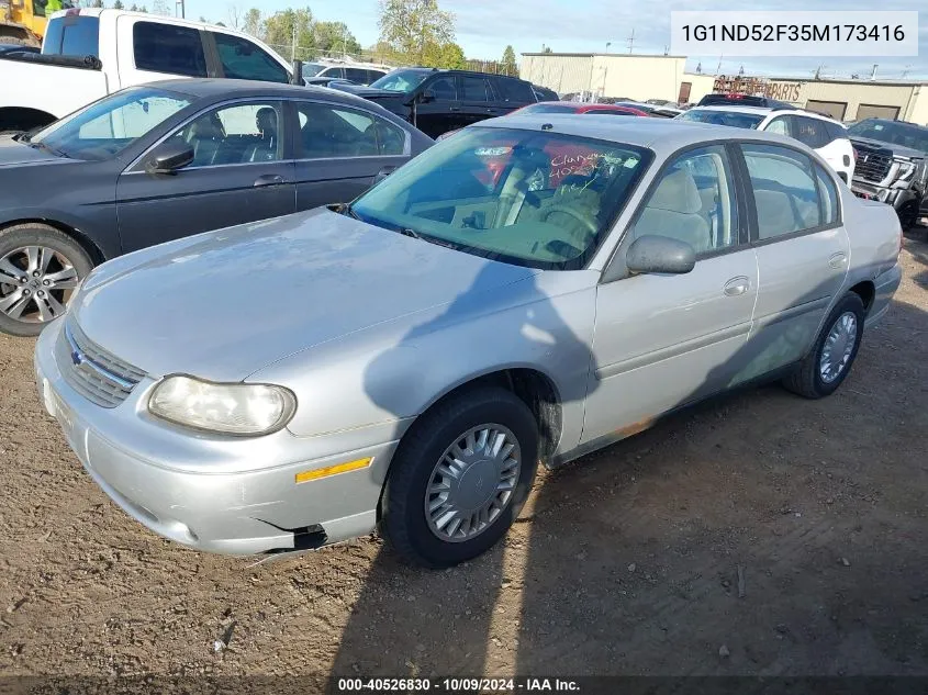 2005 Chevrolet Classic VIN: 1G1ND52F35M173416 Lot: 40526830