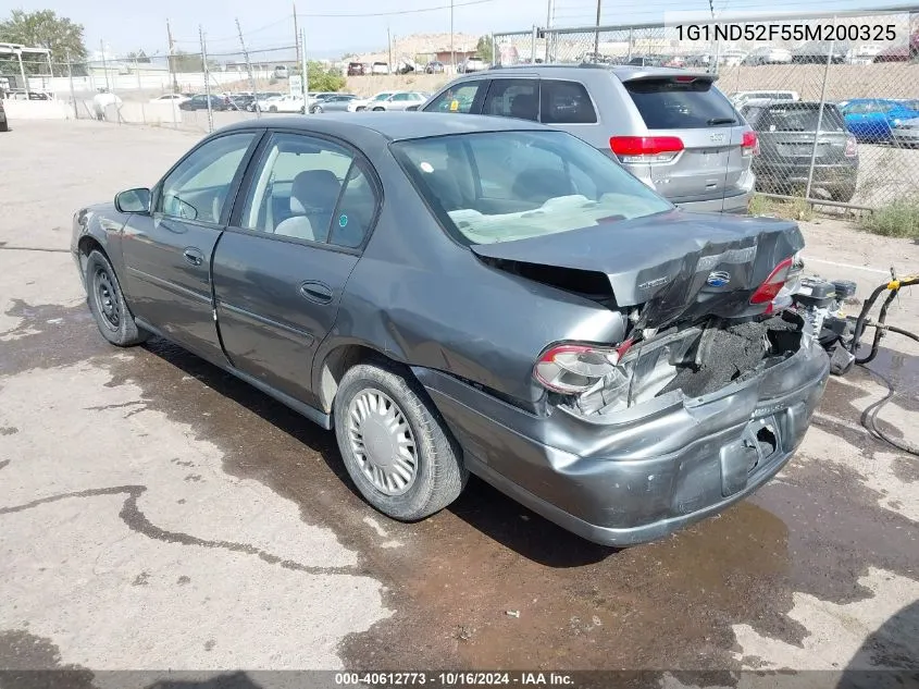 2005 Chevrolet Classic VIN: 1G1ND52F55M200325 Lot: 40612773