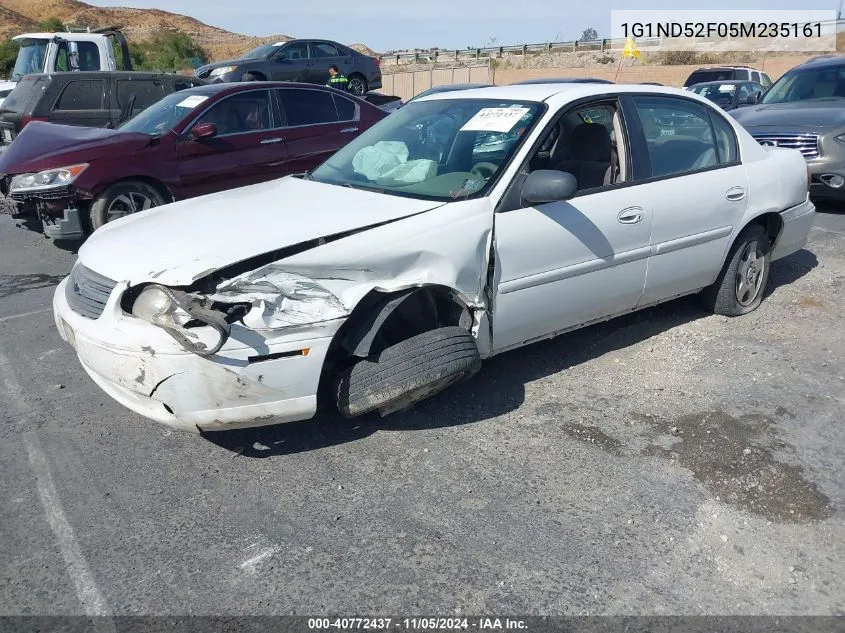 2005 Chevrolet Classic VIN: 1G1ND52F05M235161 Lot: 40772437