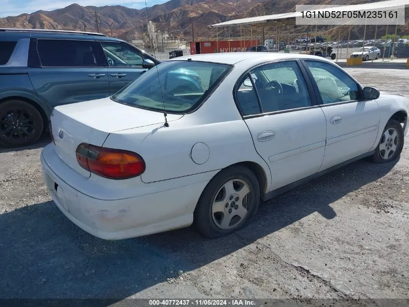 2005 Chevrolet Classic VIN: 1G1ND52F05M235161 Lot: 40772437