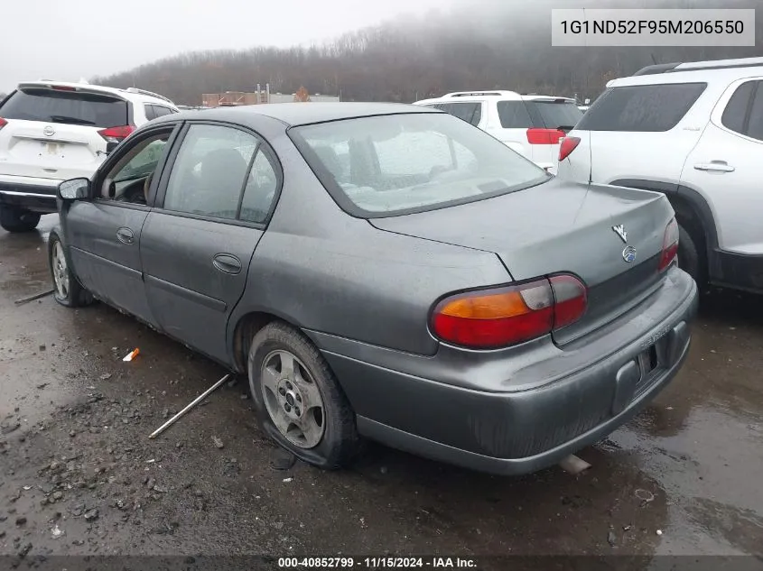 2005 Chevrolet Classic VIN: 1G1ND52F95M206550 Lot: 40852799