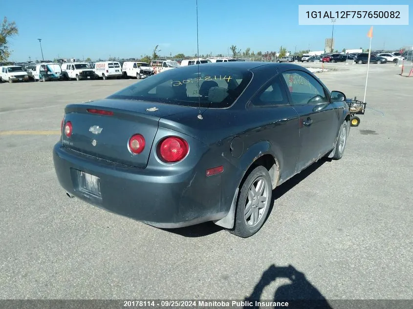 2005 Chevrolet Cobalt Ls VIN: 1G1AL12F757650082 Lot: 20178114