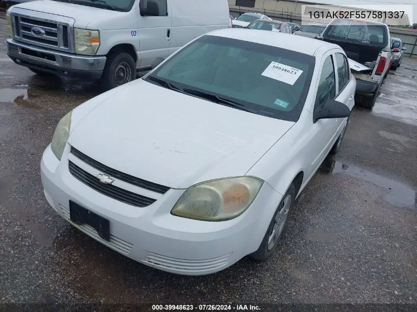 2005 Chevrolet Cobalt VIN: 1G1AK52F557581337 Lot: 39948623