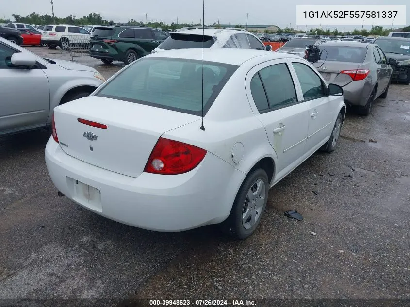 2005 Chevrolet Cobalt VIN: 1G1AK52F557581337 Lot: 39948623