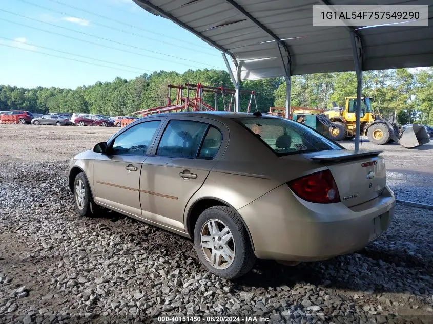 2005 Chevrolet Cobalt Ls VIN: 1G1AL54F757549290 Lot: 40151450