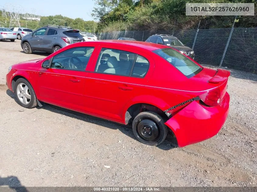 2005 Chevrolet Cobalt Ls VIN: 1G1AL52F257626960 Lot: 40321020