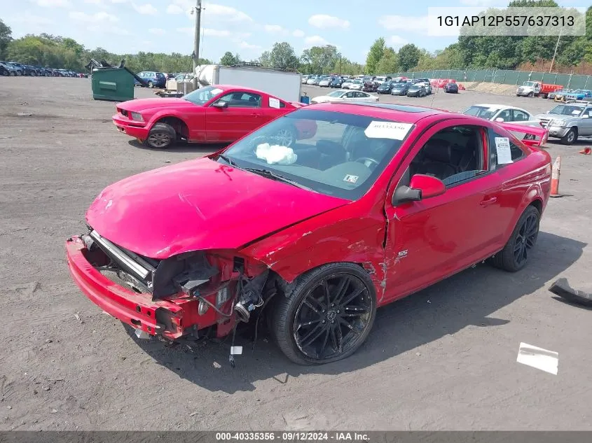 2005 Chevrolet Cobalt Ss Supercharged VIN: 1G1AP12P557637313 Lot: 40335356