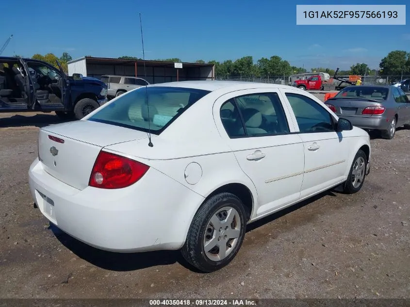 2005 Chevrolet Cobalt VIN: 1G1AK52F957566193 Lot: 40350418