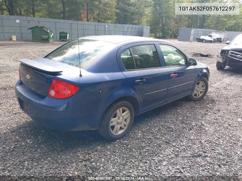 2005 Chevrolet Cobalt VIN: 1G1AK52F057612297 Lot: 40457697